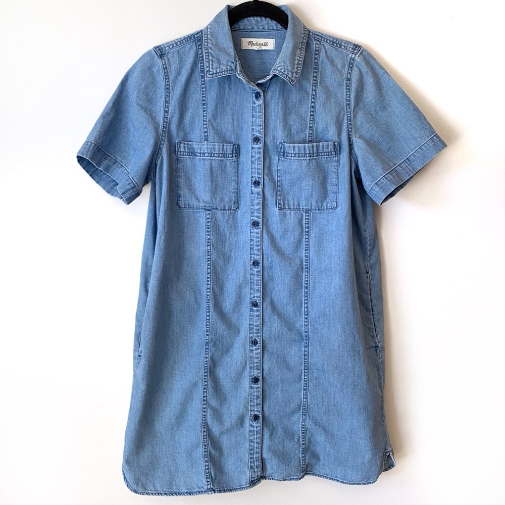 Madewell denim mini dress